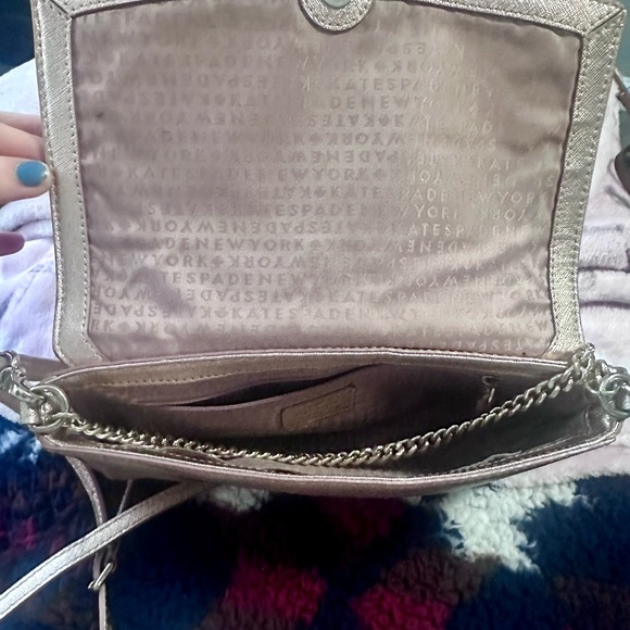 Kate spade champagne crossover bag - Picture 3 of 4